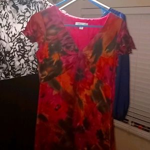 3 dresses one short vest made by Forever 21